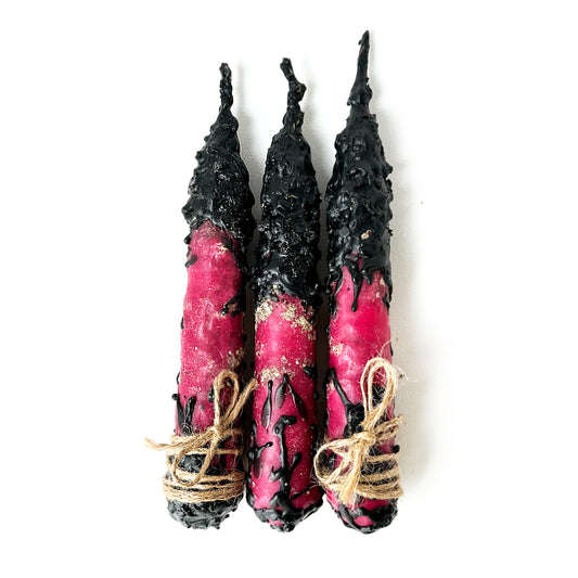 Beautifully handcrafted ritual intention candles to set your spiritual focus and amplify meditation energy.