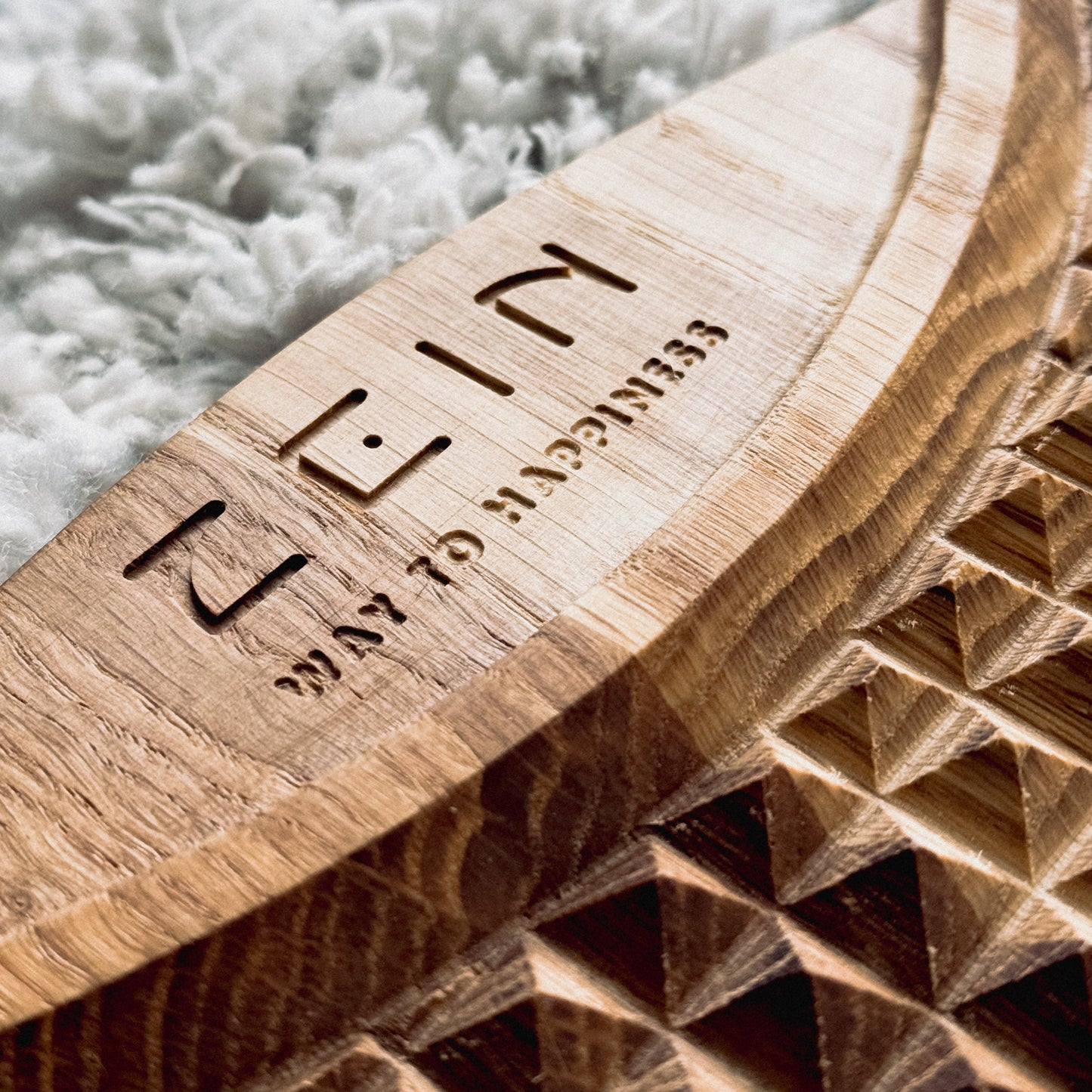 Premium Double-Sided Oak Acupressure Board | Reflexology & Stress Relief Tool