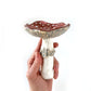 Amanita Mushroom Handmade Ceramic Tealight Candle Holder or Decorative Figure