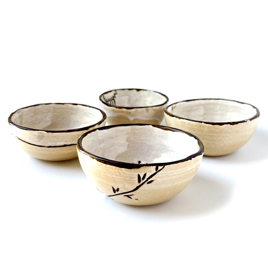 Sacral sign Bowl set from Ceramic Handmade with Love