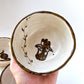 Sacral sign Bowl set from Ceramic Handmade with Love