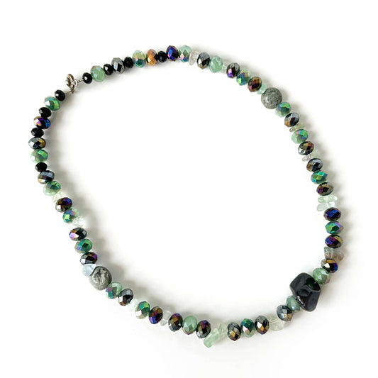 Necklace Agate mix & Aventurine