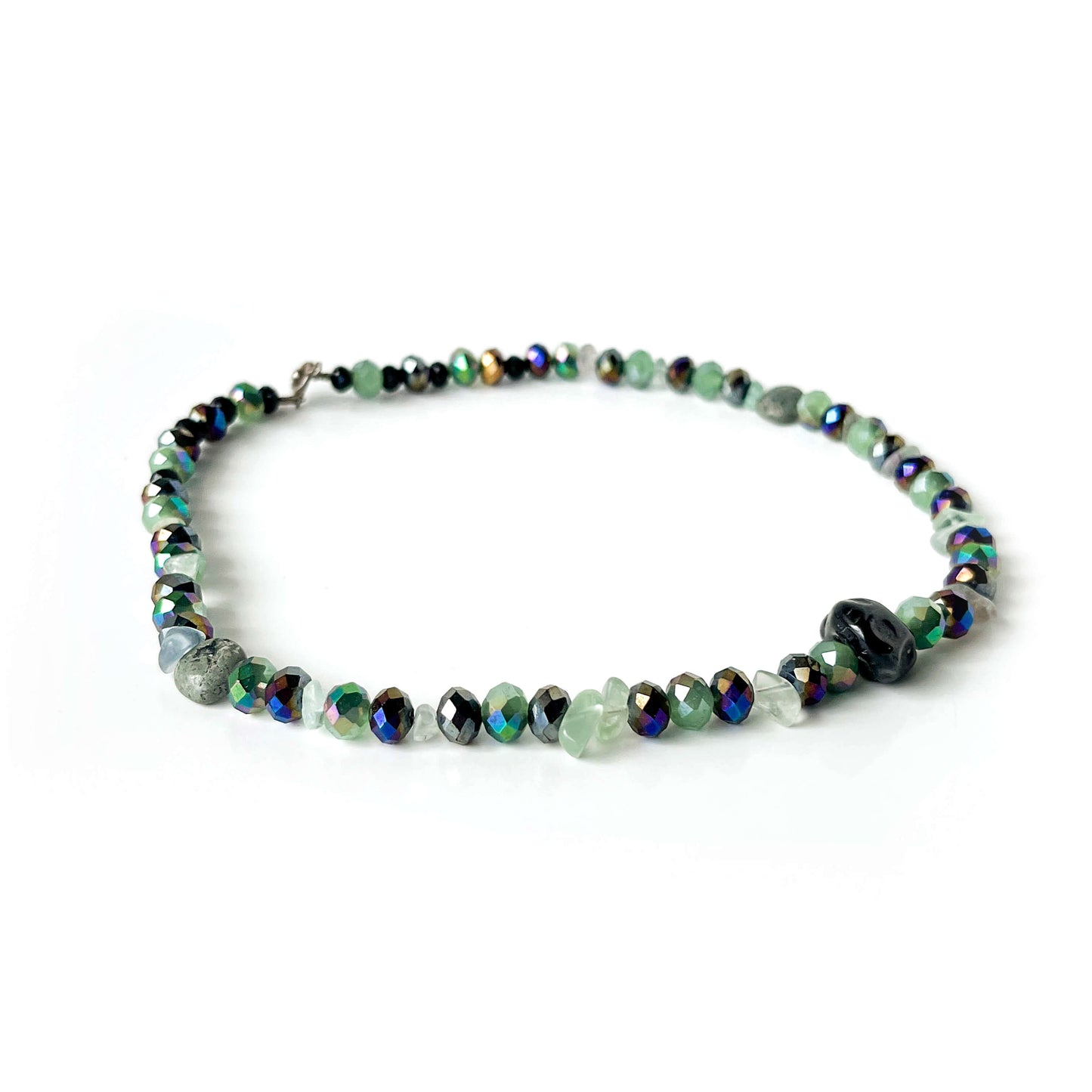 Necklace Agate mix & Aventurine