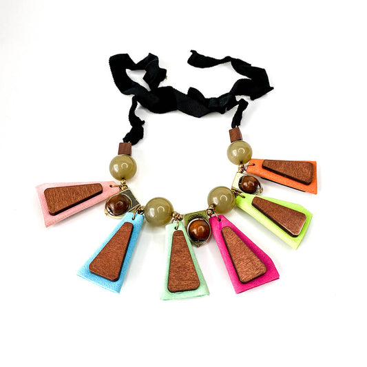 Tassel Necklace Multicolor