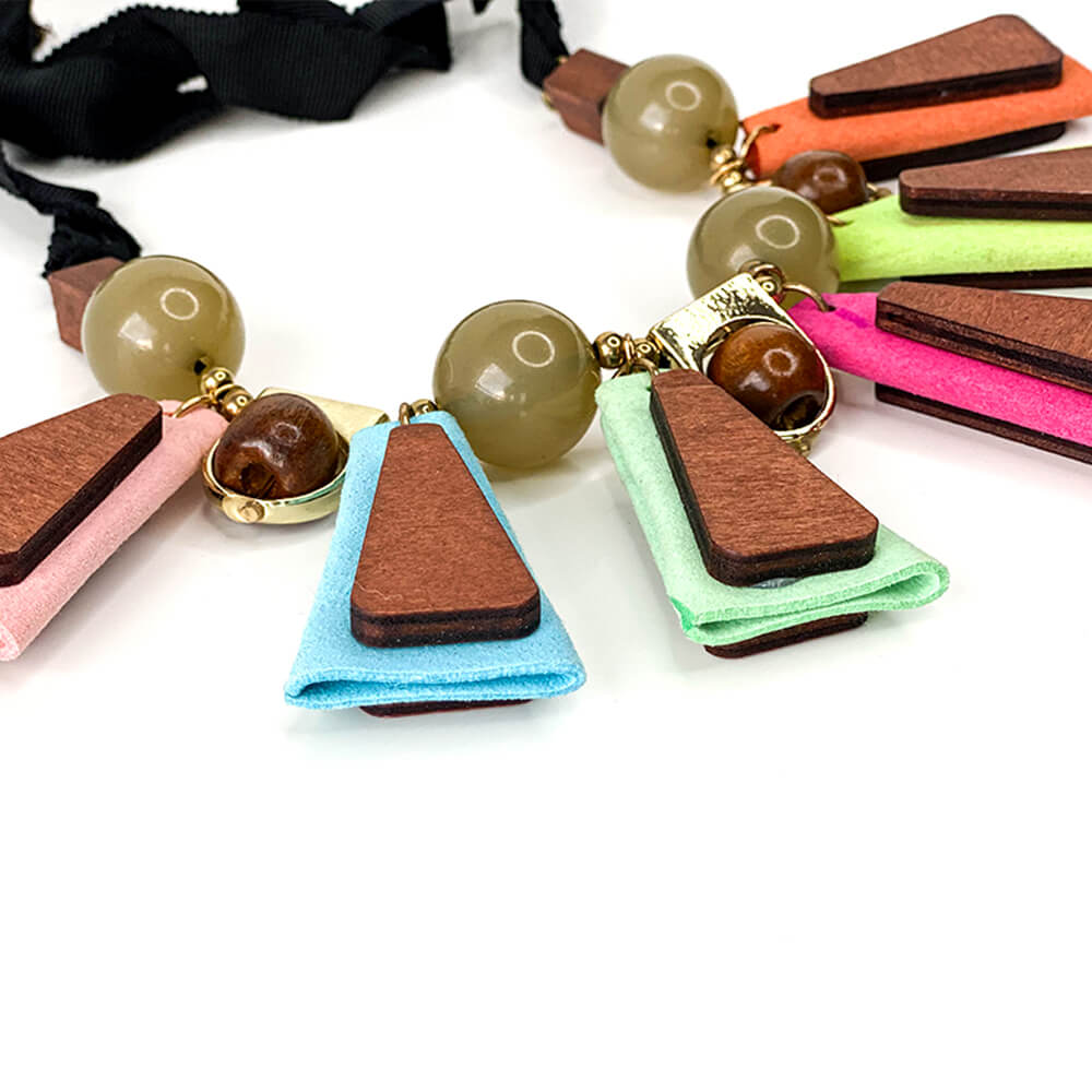 Tassel Necklace Multicolor