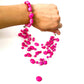 Necklace & Bracelet Set Pink Agate